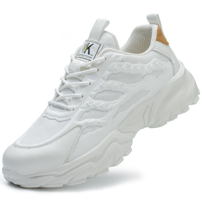 Anti-smashing And Anti-penetration Safety Shoes EVA Outsole Lightweight And Wear-resistant Safety Shoes White