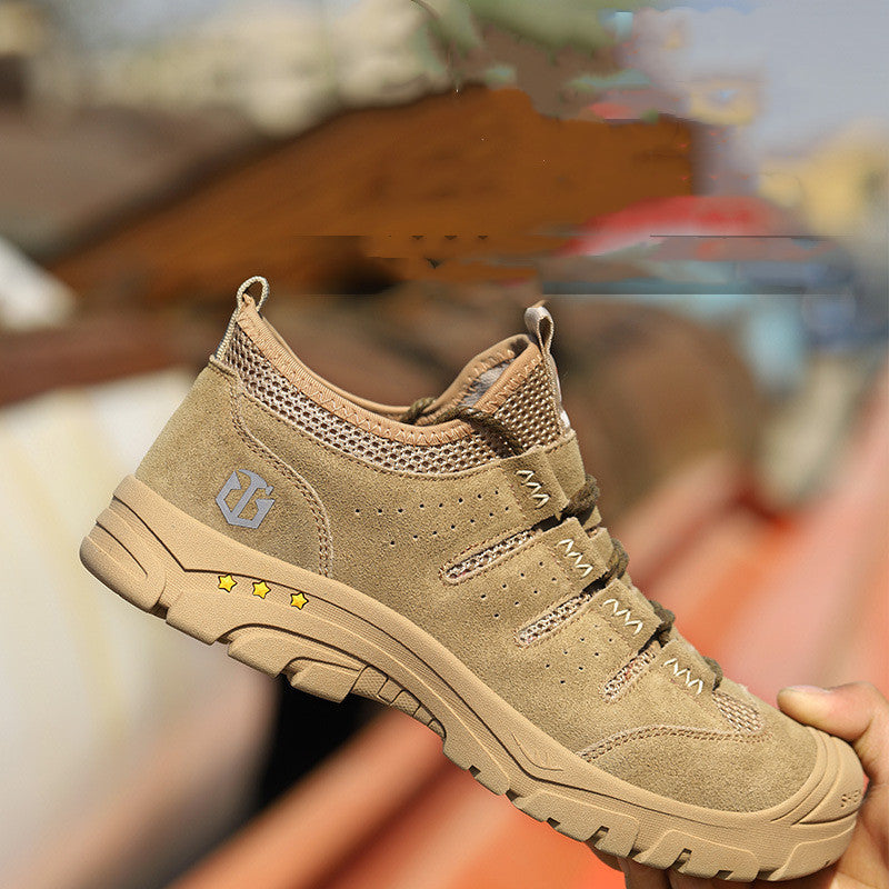 Anti-smashing And Anti-piercing Big Toe Safety Shoes Casual Protective Shoes