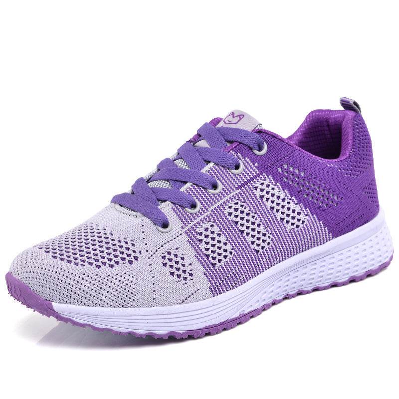 Non-slip shopping shoes sneakers Purple