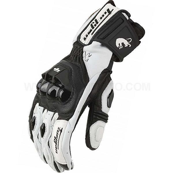 Motorcycle Riding Gloves Long Gloves for outdoor racing White