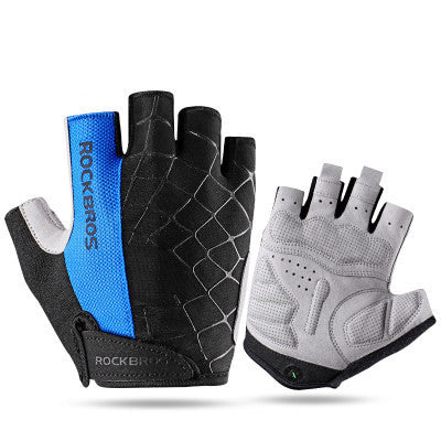Cycling gloves blue