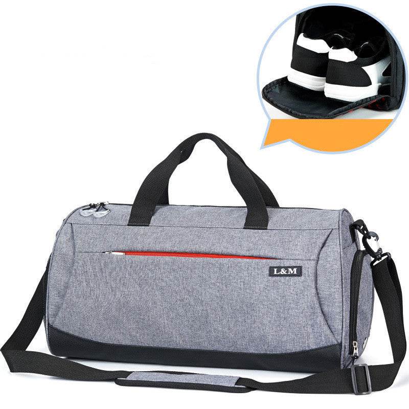 Fitness Sports Bag Men Grey