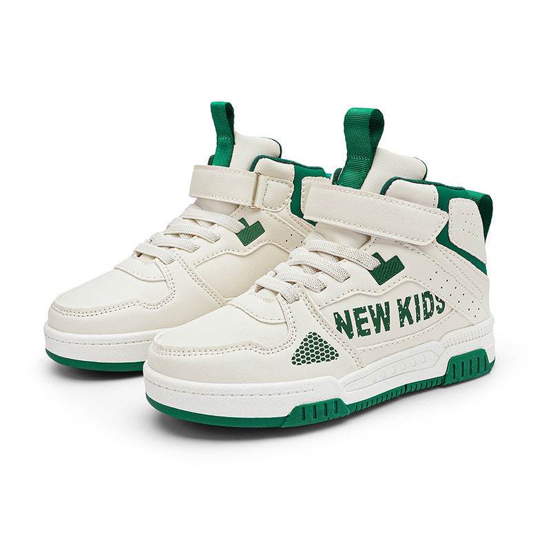 Children's Street Outdoor Sneakers Beige Green