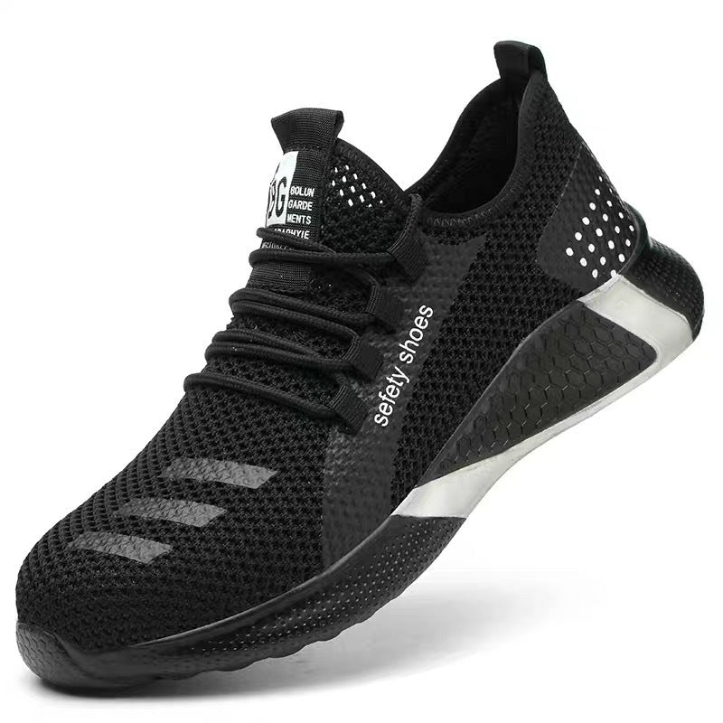 Baotou Anti-Hit Anti-Piercing Safety Shoes Black