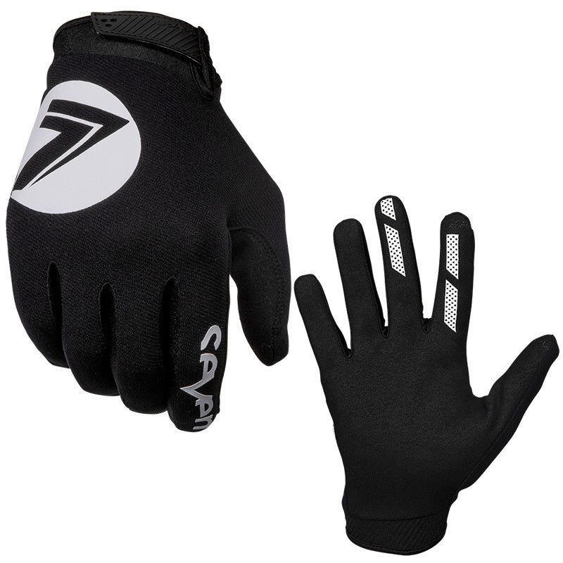 Motorcycle gloves bicycle cycling gloves Black and white
