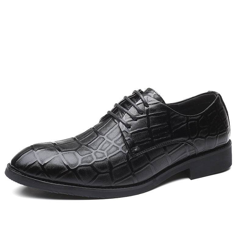 Men's Business Office Fashion Leather Shoes Black