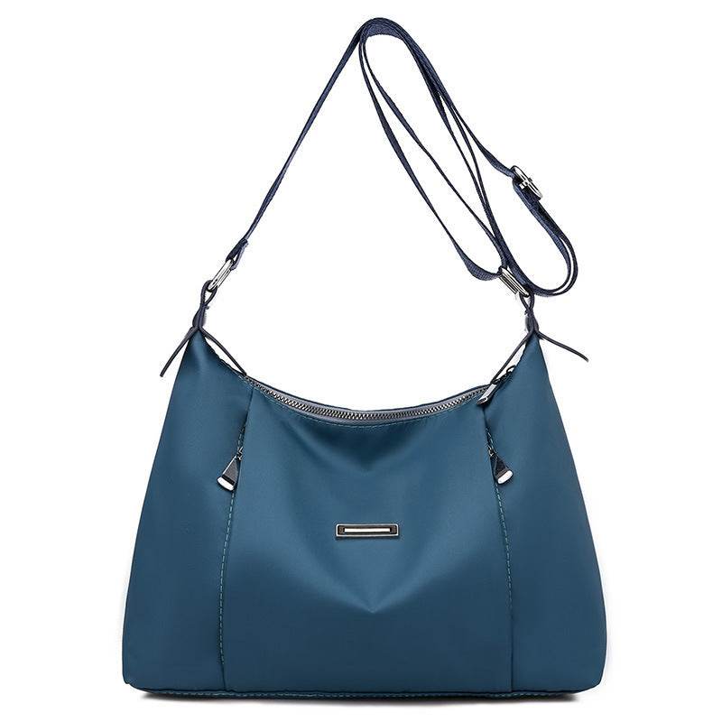 Fashion Oxford Cloth Shoulder Bag Simple Women's Crossbody Bag Blue