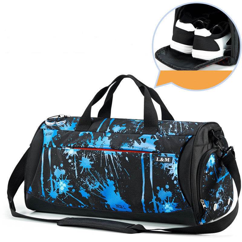 Fitness Sports Bag Men Blue splash