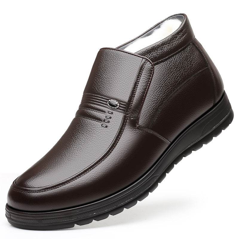 Winter high-tops and velvet men's shoes