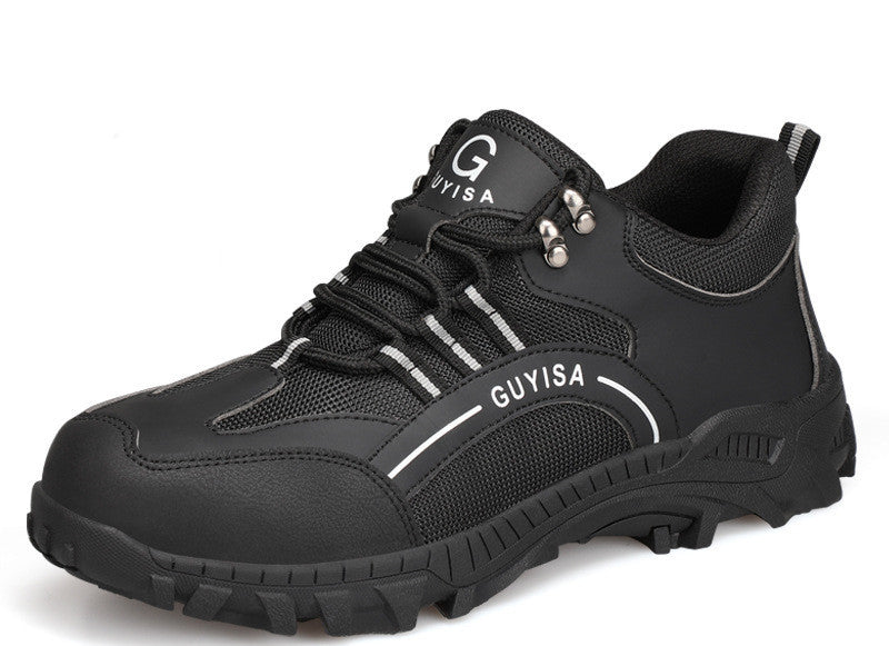 Men's Breathable Anti-smashing And Anti-puncture Safety Shoes 6 Style