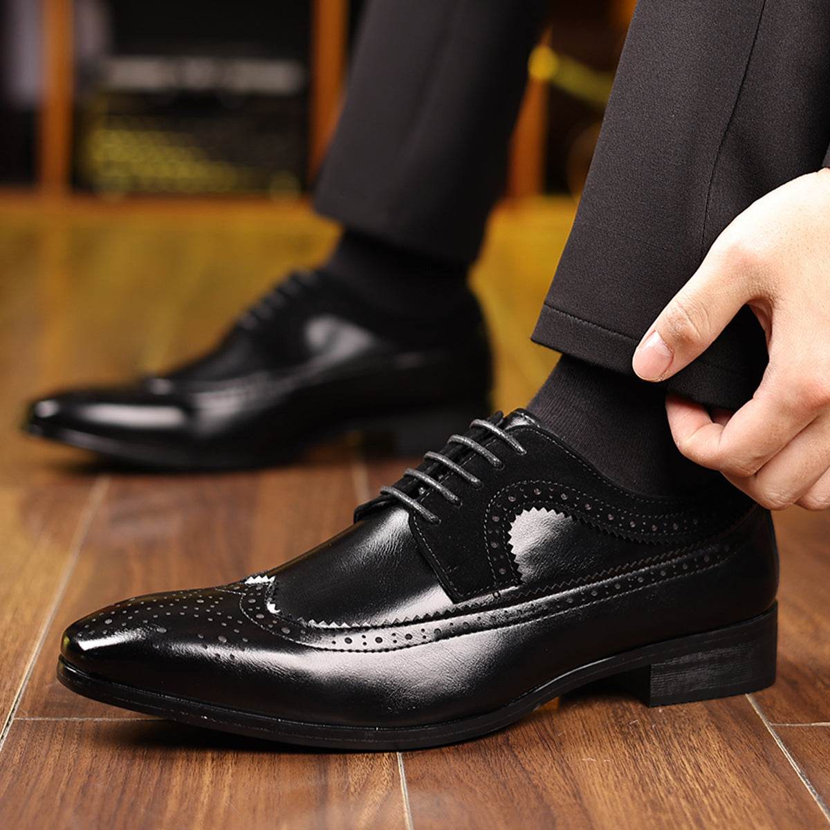 Men's Casual All-matching Vintage Leather Shoes