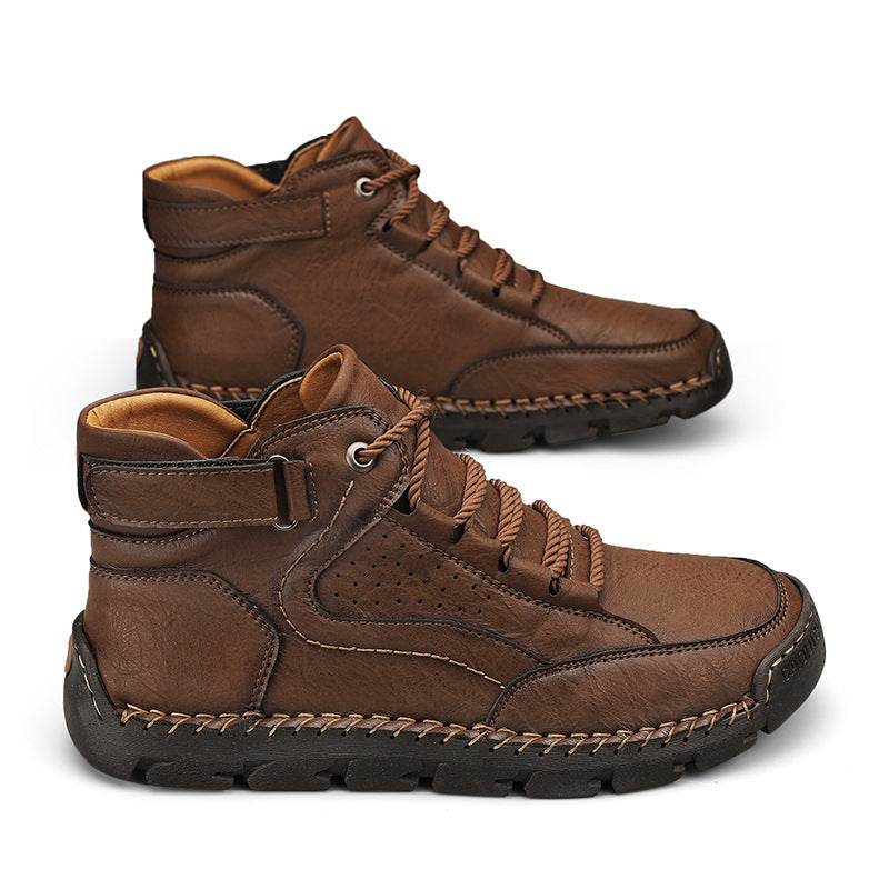 Plus Size Outdoor Travel Wholesale Shoes 9503 Dark Brown GA