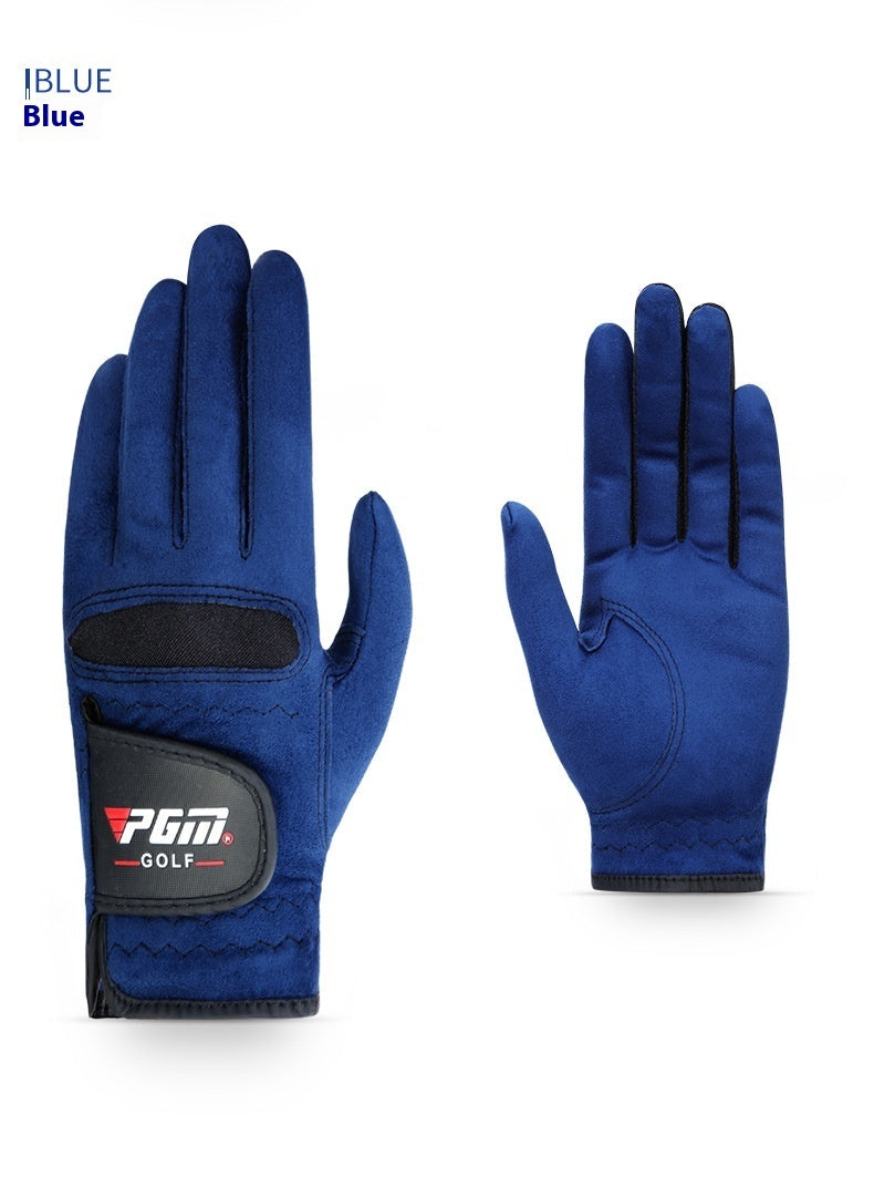 Golf Gloves Women's Microfiber Sports Gloves Blue