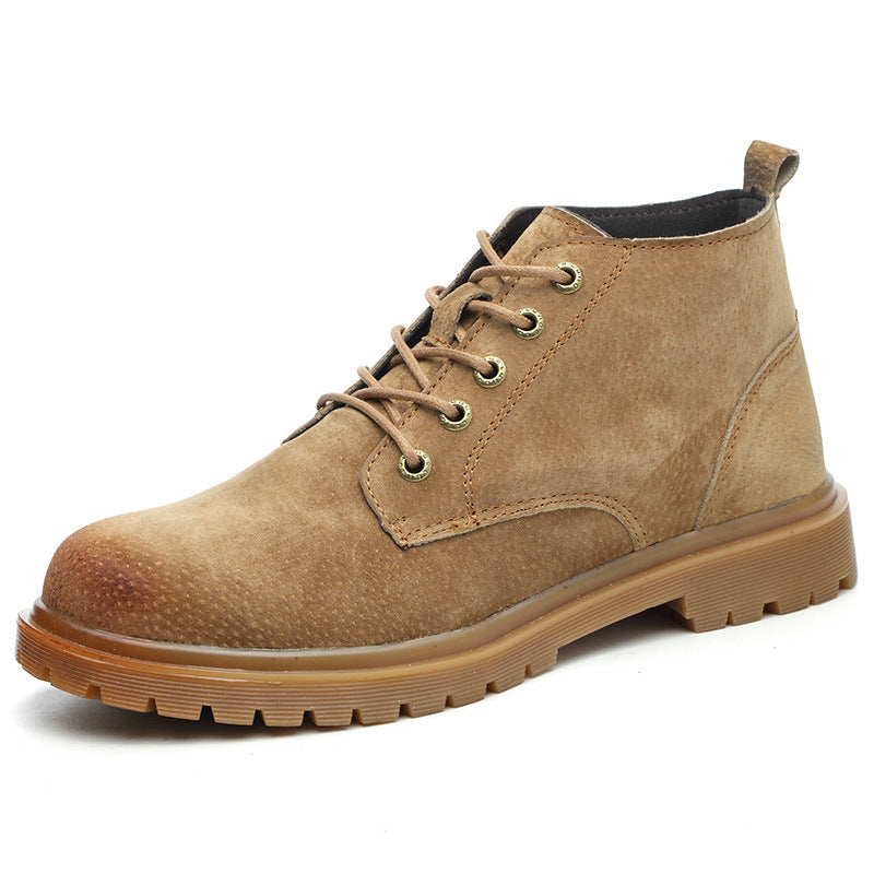Men's safety shoes, ultra-light soft sole, anti-smash and anti-puncture