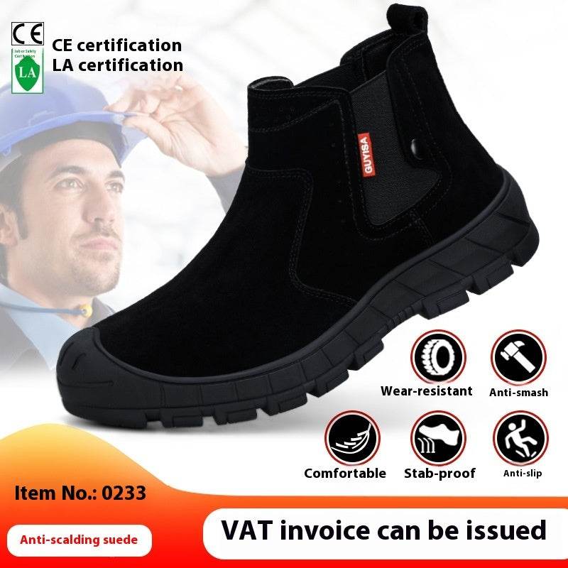 Steel Toe Shoes With Soft Soles Anti-smash And Anti-puncture LB0233 Comfort pedal