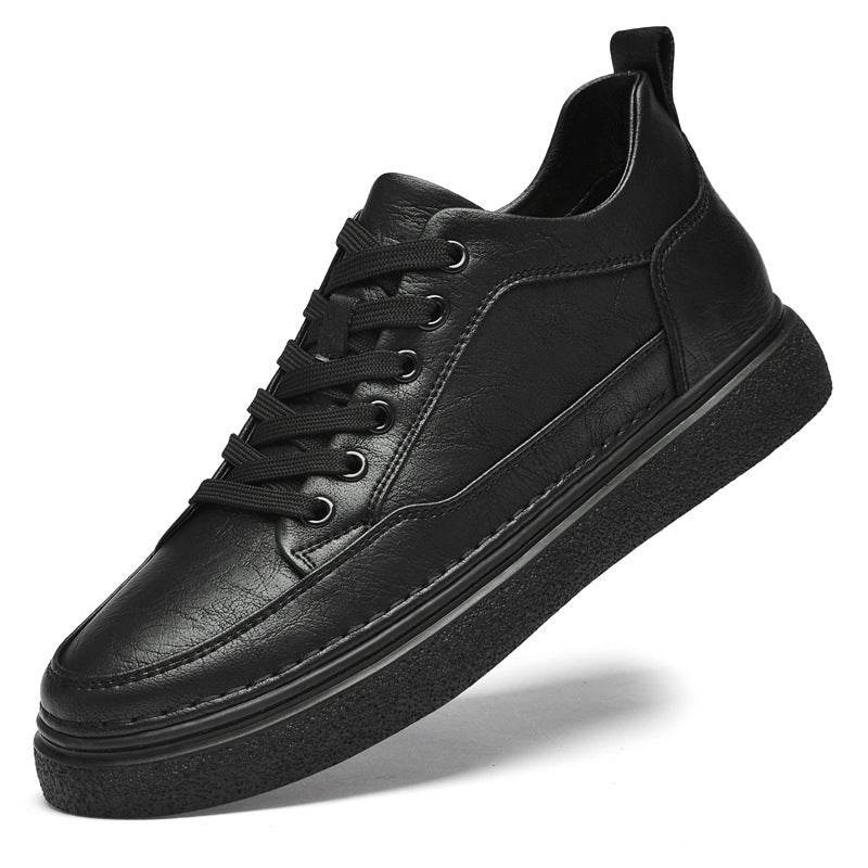 Autumn New Invisible Height Increasing Insole Men's Shoes 8cm Thick Bottom