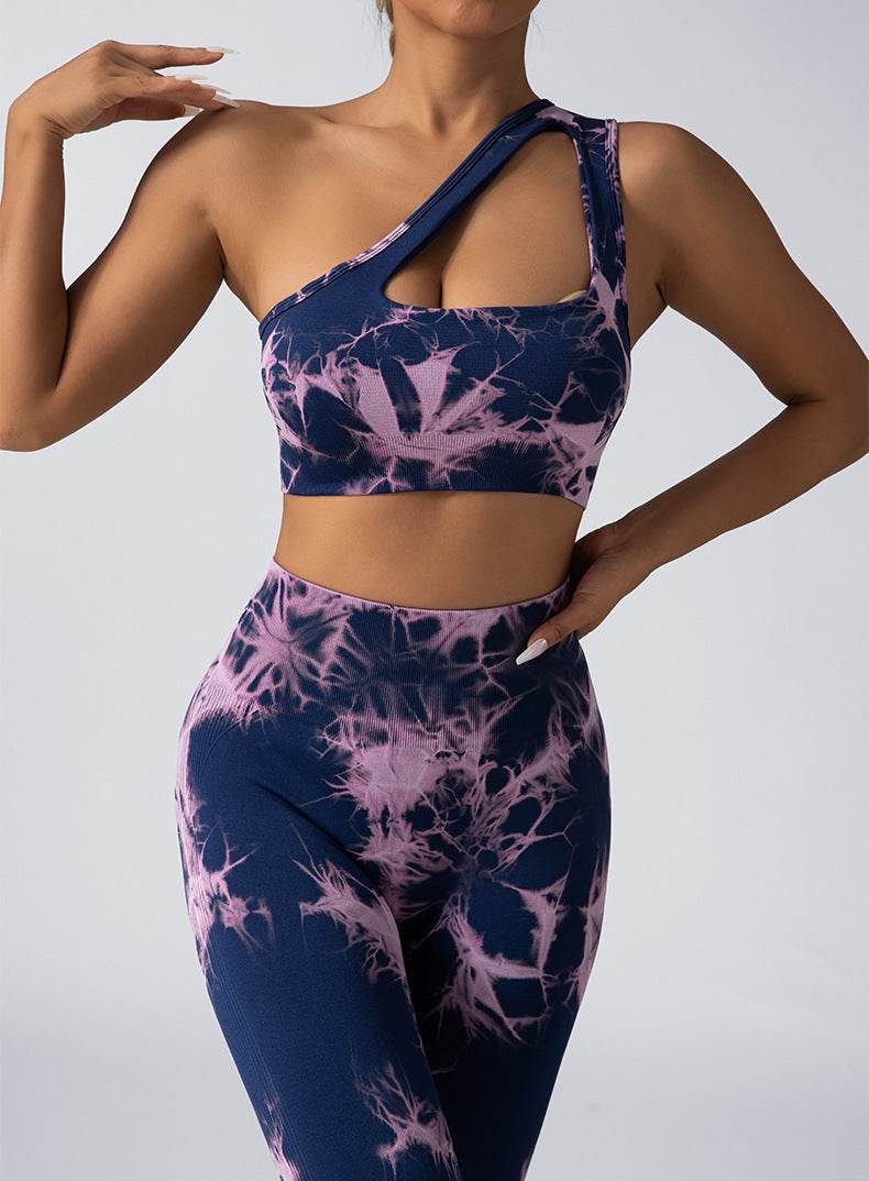 3PACK Tie-dye Yoga Pants Seamless Yoga Pants - La Gaelliance DG ESsence