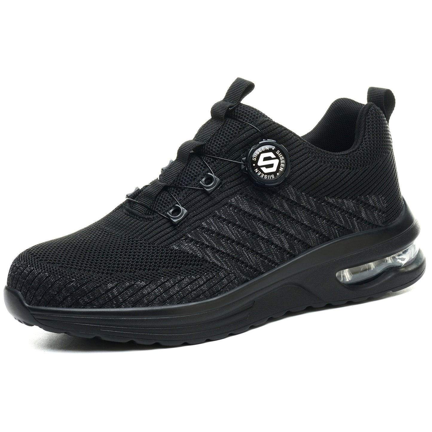 Breathable Lightweight Attack Shield And Anti-stab Leisure Safety Shoes FZ469 Black