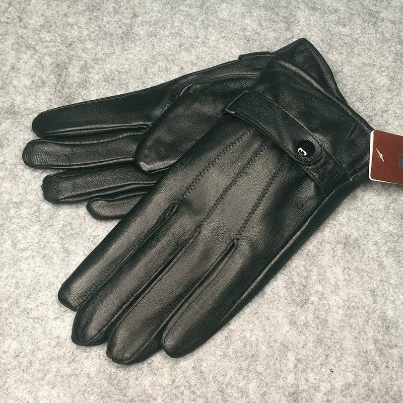 Men's warm gloves Black One size