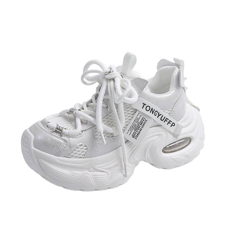 Women's Thick-soled Mesh Breathable Casual Sneaker Pink