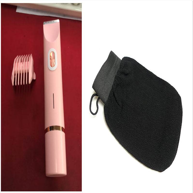 2 In 1 Hair Remover Women's Double Head Shaver Private Pubic Hair Trimmer Electric Razor Wet Dry Electric Body Hair - La Gaelliance DG ESsence