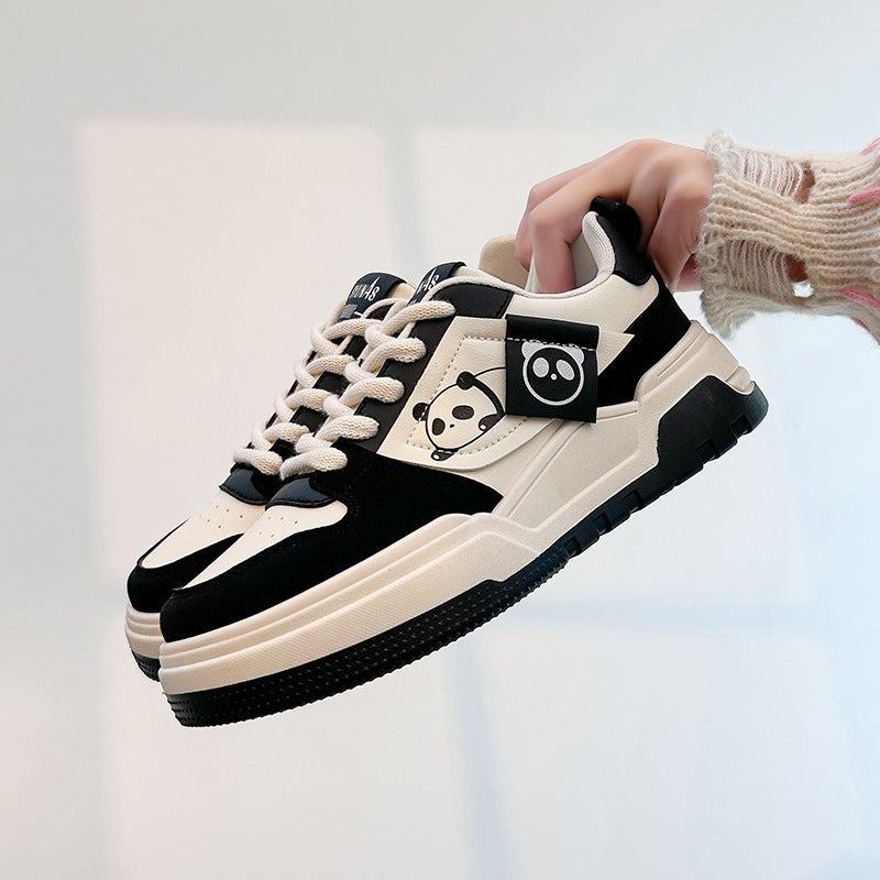 Spring White Shoes New Korean Ins Female Student Black