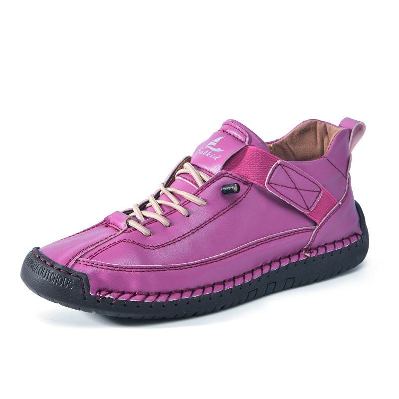 Same Olive Green Outdoor All-match Casual Shoes Rose Red