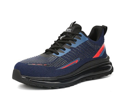 Air Cushion Sole Lightweight Casual Safety Shoes Blue
