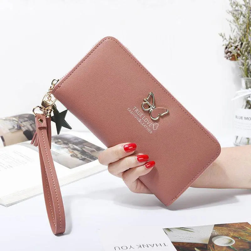 Korean Style Butterfly Hollow Metal Ladies Clutch Bean Paste