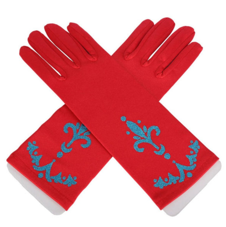 Children's Decorative Gloves Printing Gloves Red