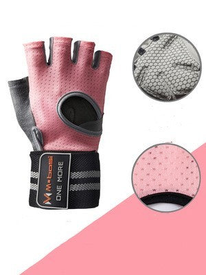 Weightlifting gloves breathable Pressed grey