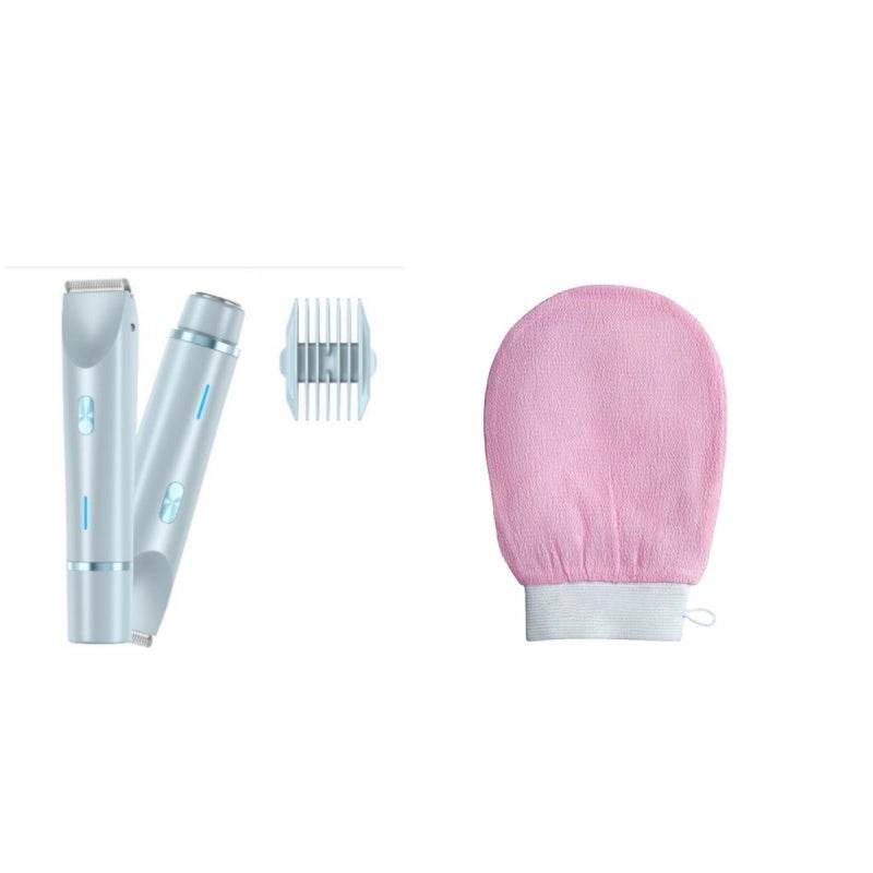 2 In 1 Hair Remover Women's Double Head Shaver Private Pubic Hair Trimmer Electric Razor Wet Dry Electric Body Hair - La Gaelliance DG ESsence
