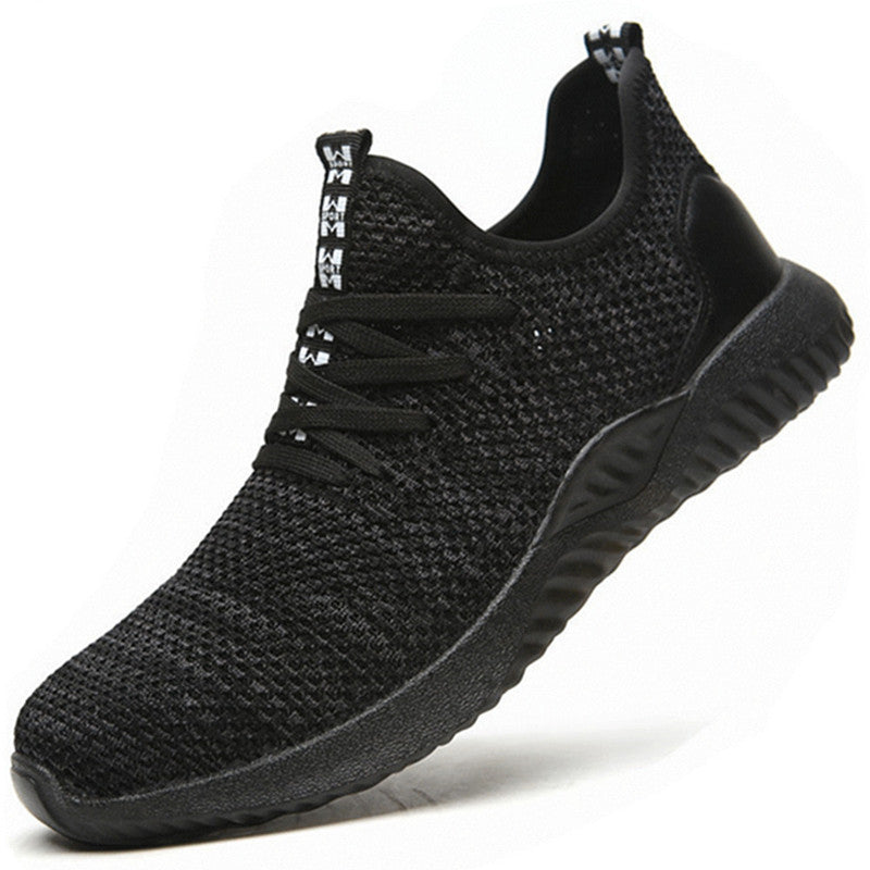 Work shoes, safety shoes, safety shoes Black breathable