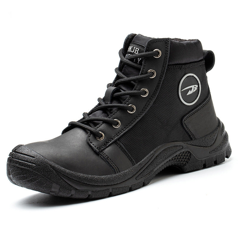 Four Seasons Leisure Protective Old Safety Shoes Hightop black