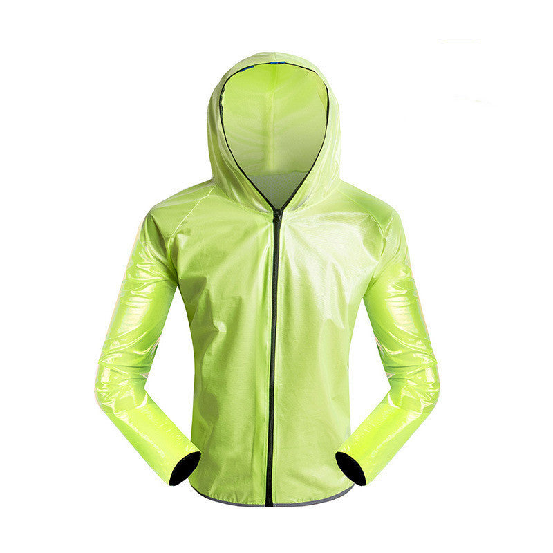 Split Raincoat Rain Gear Waterproof Riding Reflective Adult Raincoat Suit Green