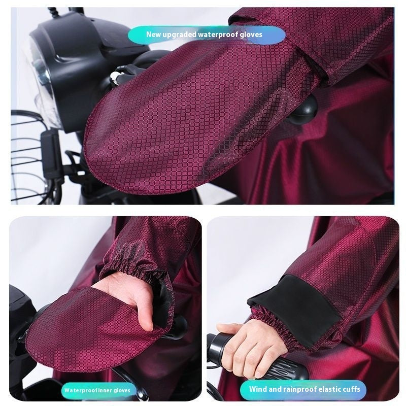 Sleeve Raincoat Body Integrated Thickening