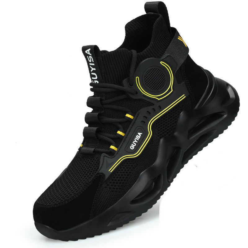 Men's Breathable Anti-smash And Anti-puncture Safety Shoes M0251