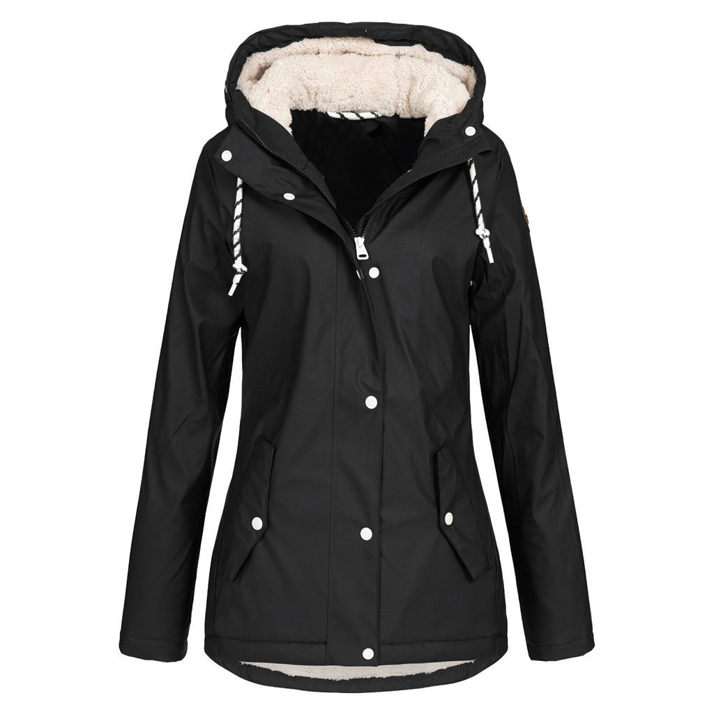 Outdoor Sports Jacket Women Winter Clothes Black