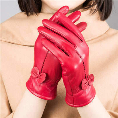 Woman Gloves Red