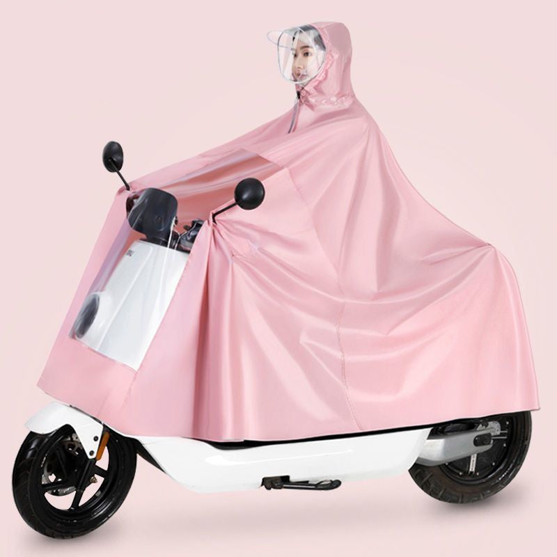 Window Raincoat Women's Rainstorm Poncho Pink