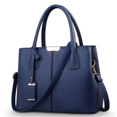 Europe And America Female Shoulder Messenger Bag Dark blue