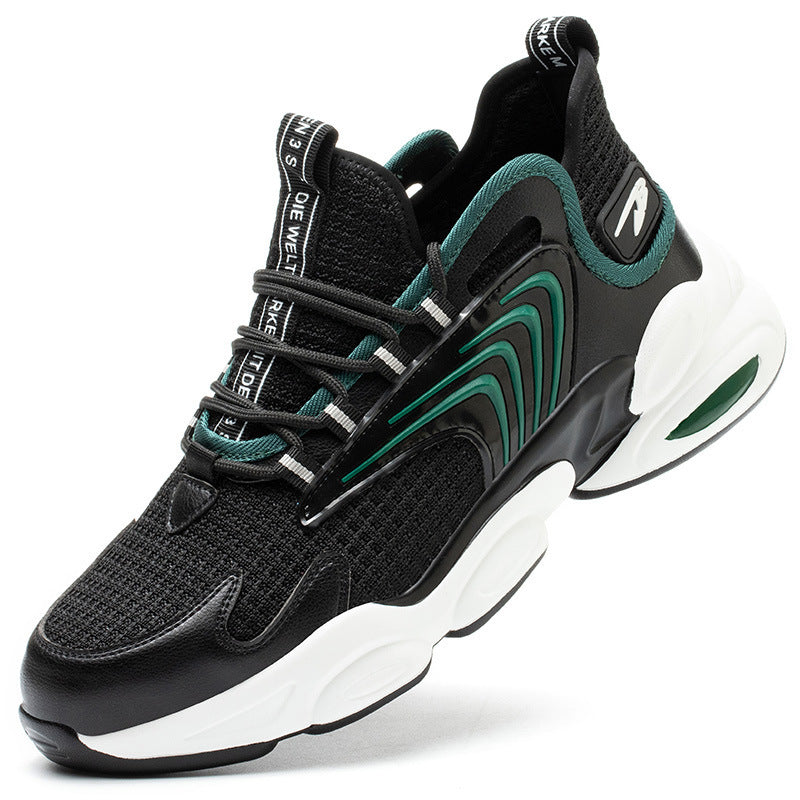 Anti-smashing And Anti-piercing Safety Shoes Green