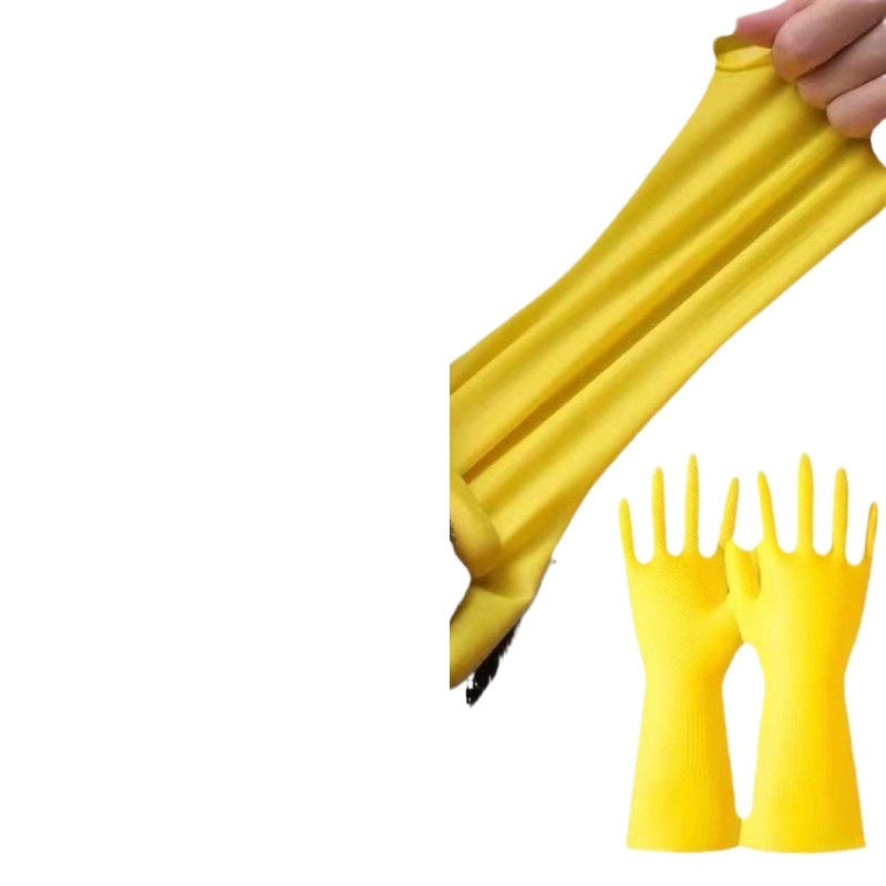 Dishwashing Gloves Thickened Rubber Latex Labor Gloves S 1 Pair