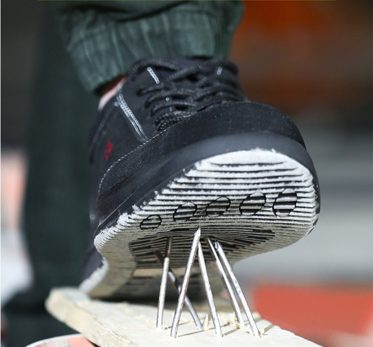 Men's Anti-smash And Anti-puncture Safety Work Shoes