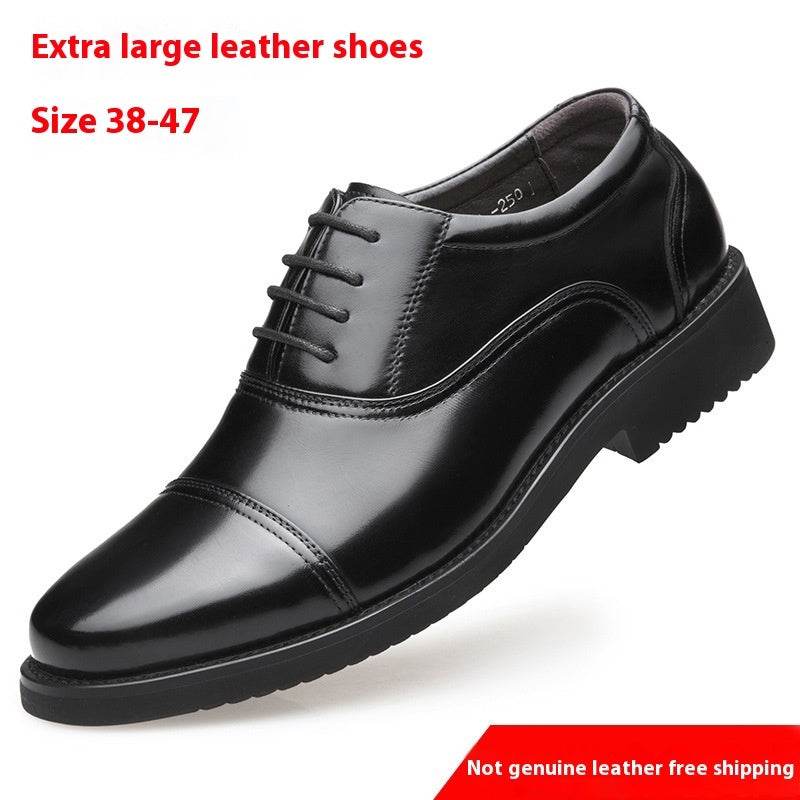 Business Formal Wear Three Section Leather Shoes 1018 strap style