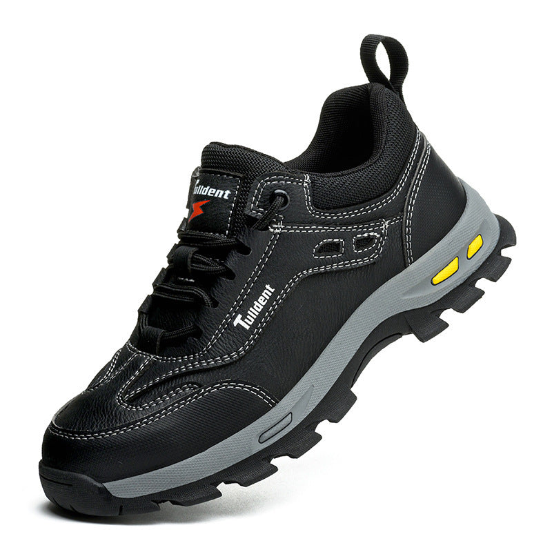 Anti Smashing Anti Piercing Breathable And Anti Odor Protective Shoes For Men Black
