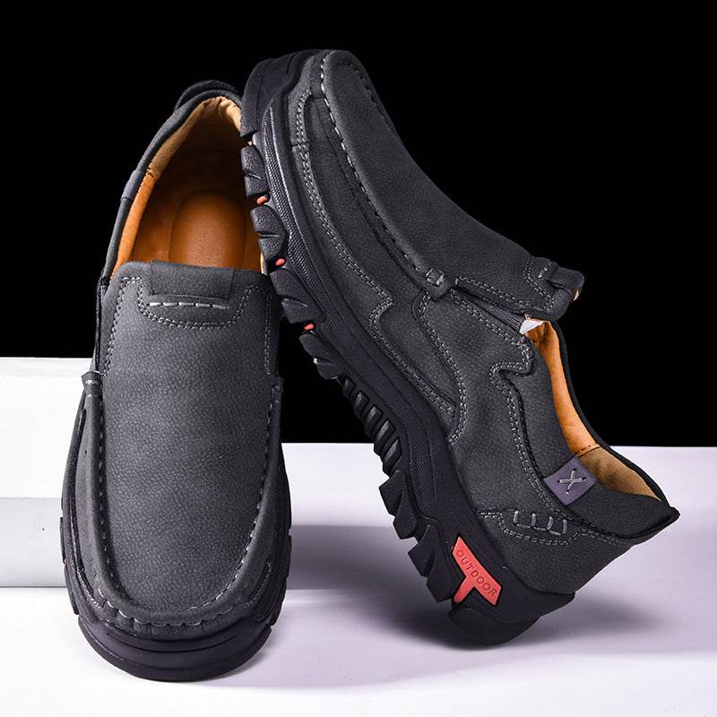 Men's Plus Size Casual Loafers Non-slip Breathable Latex Insole