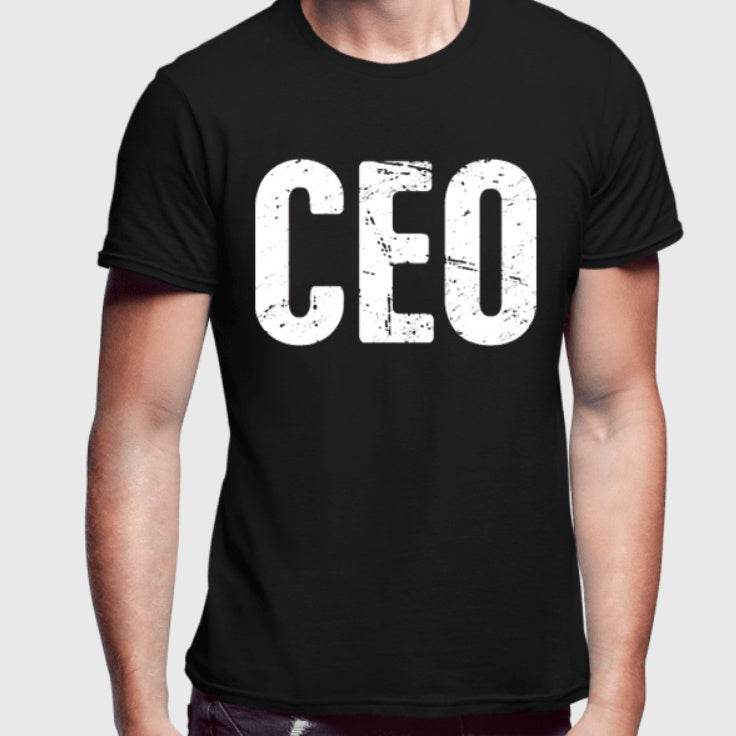 Letter Printed T-shirt Fashion Short Sleeve Black