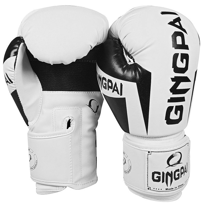 Boxing Gloves Sanda Gloves Training Boxing Glove White