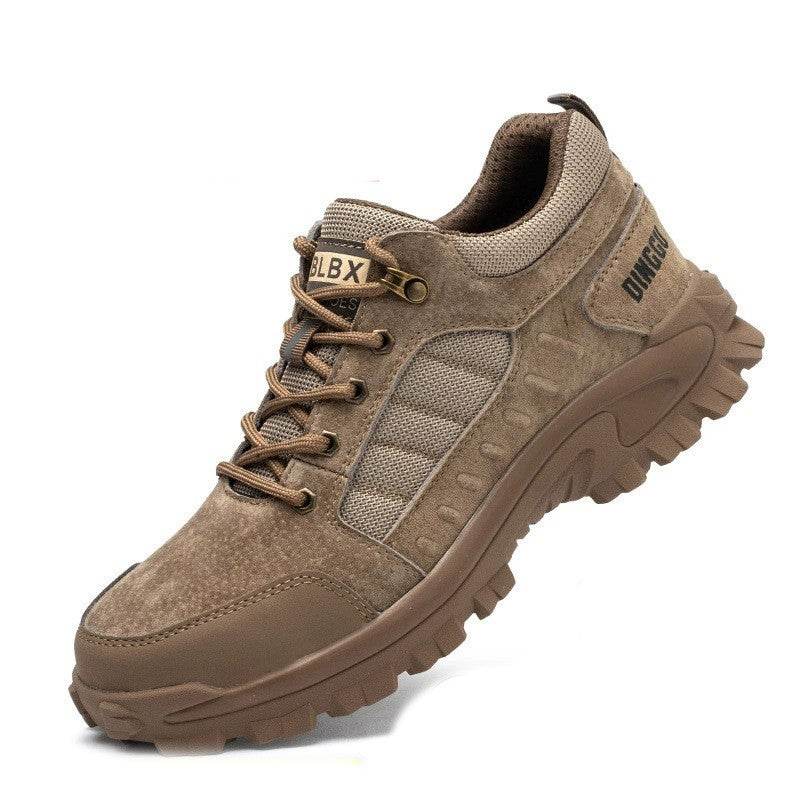 Men's Safety Shoes Are Designed To Prevent Smashing 337 brown khaki